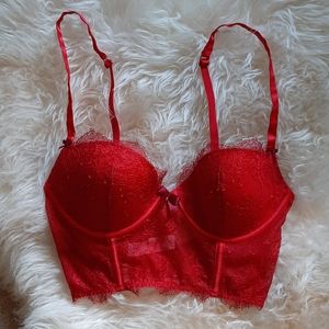 New Victoria's Secret red bra 34C